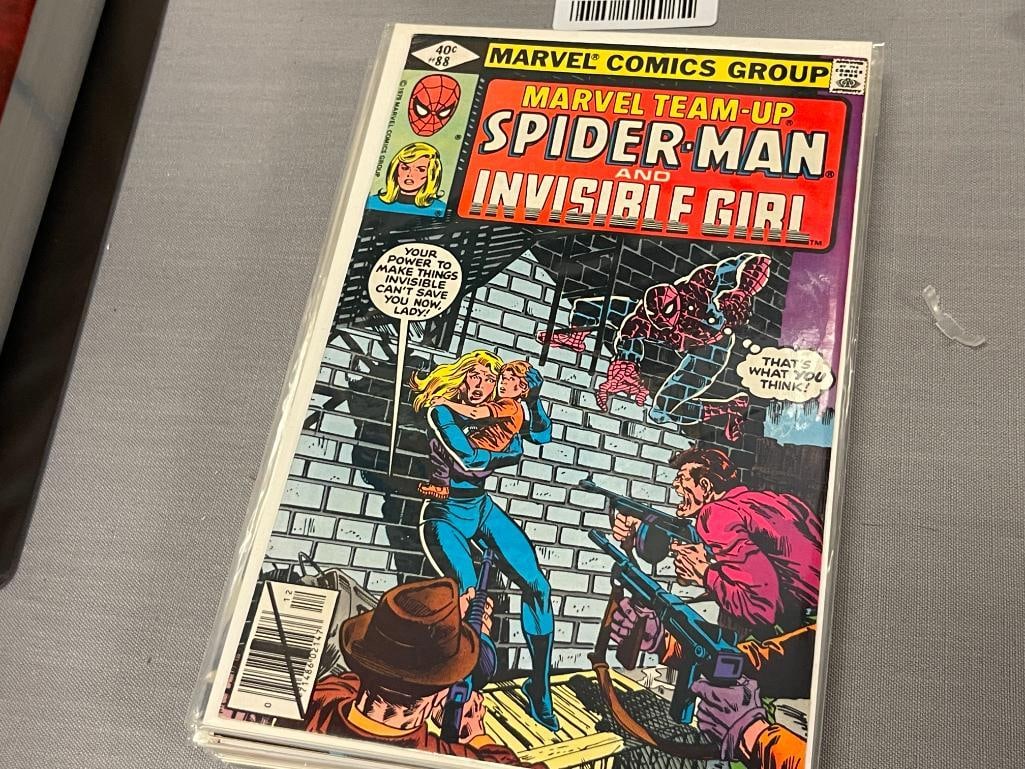 18 VINTAGE MARVEL TEAM-UP COMIC BOOKS 30 CENT TO $1 COMICS - 5
