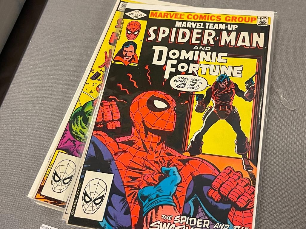 18 VINTAGE MARVEL TEAM-UP COMIC BOOKS 30 CENT TO $1 COMICS - 6