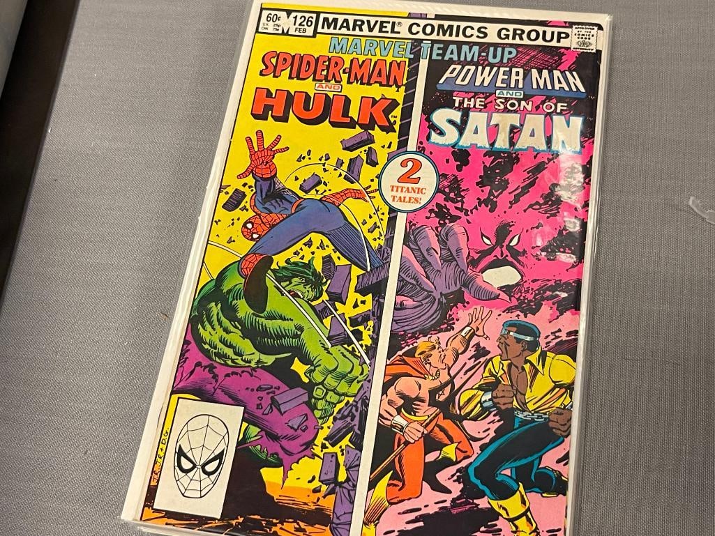 18 VINTAGE MARVEL TEAM-UP COMIC BOOKS 30 CENT TO $1 COMICS - 7