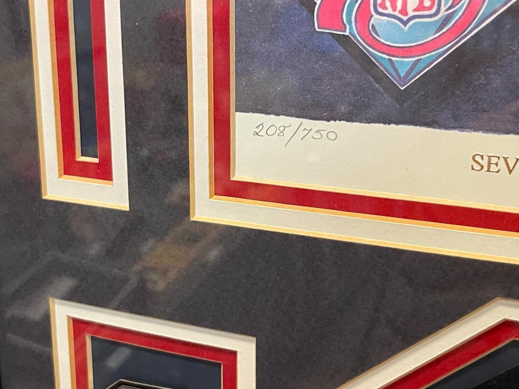 MERV CORNING AMERICAN REALIST ARTIST LIMITED EDITION PRINT 75 YEARS STRONG CELEBRATING THE NFL - 6