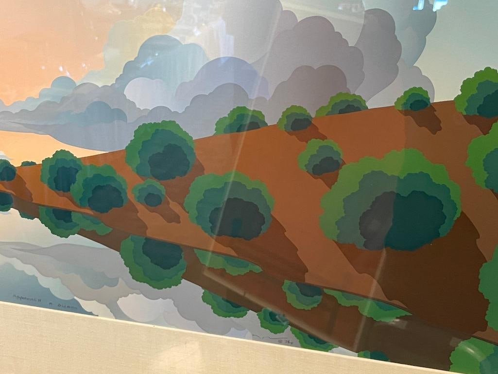 DOUG WEST AMERICAN ARTIST HORS DE COMMERCE SERIGRAPH TITLED APPROACH A DREAM 1984 - 4