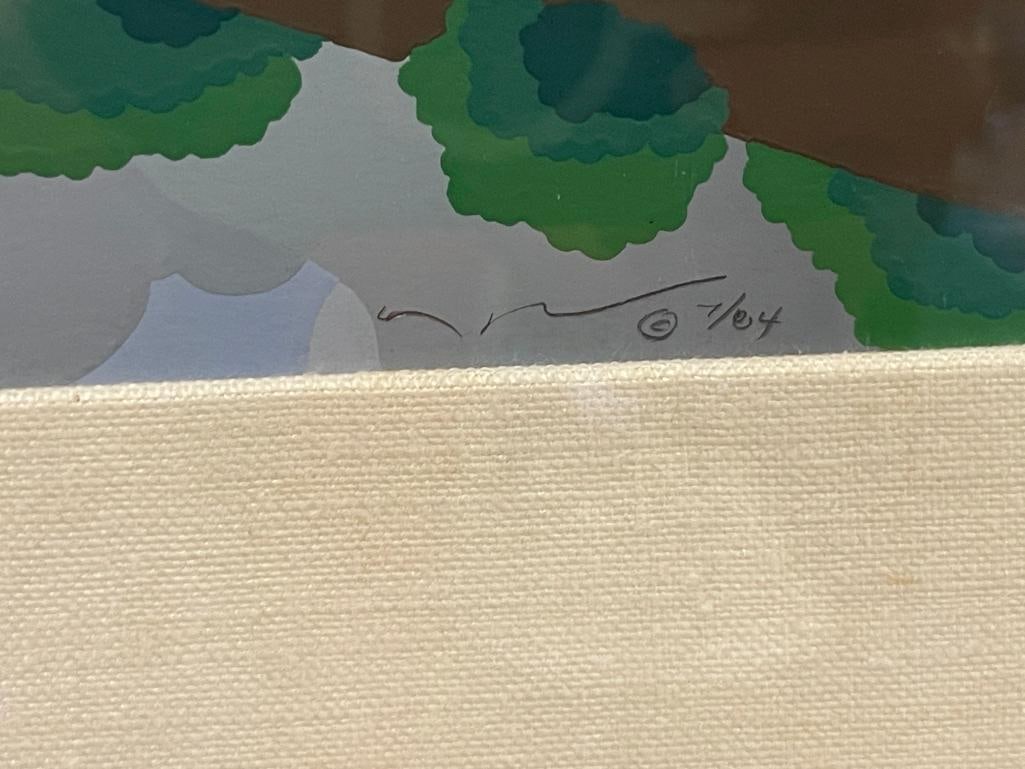 DOUG WEST AMERICAN ARTIST HORS DE COMMERCE SERIGRAPH TITLED APPROACH A DREAM 1984 - 9