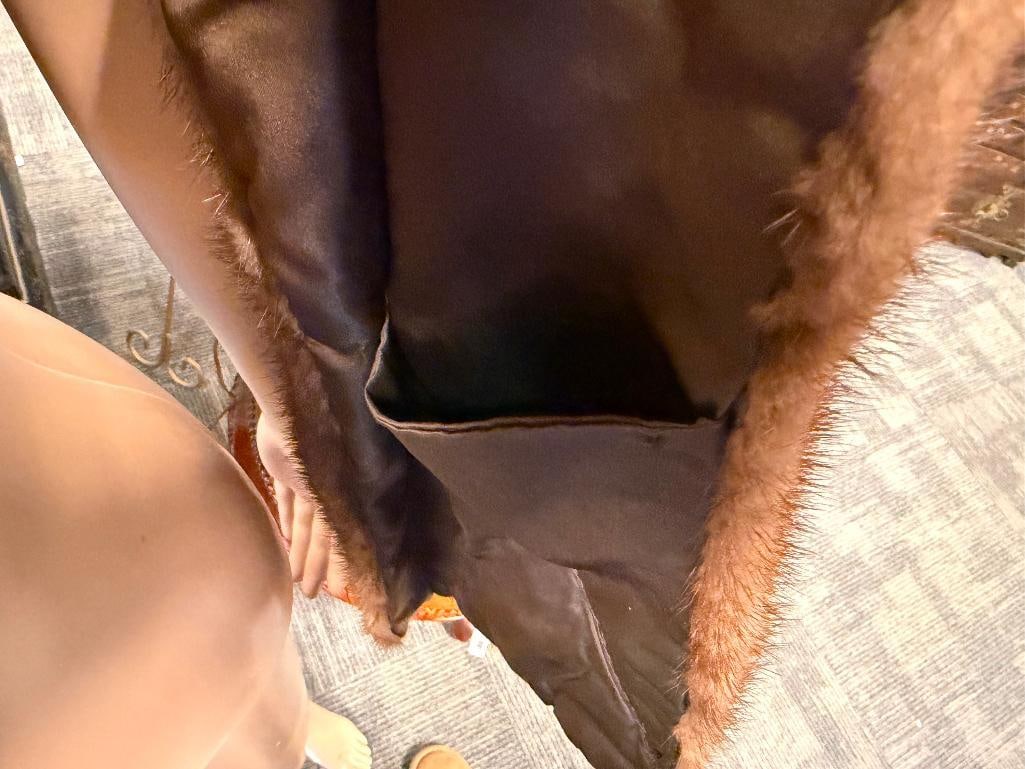 CITY PARIS SAN FRANCISCO LADIES MINK SHOULDER WRAP - 7