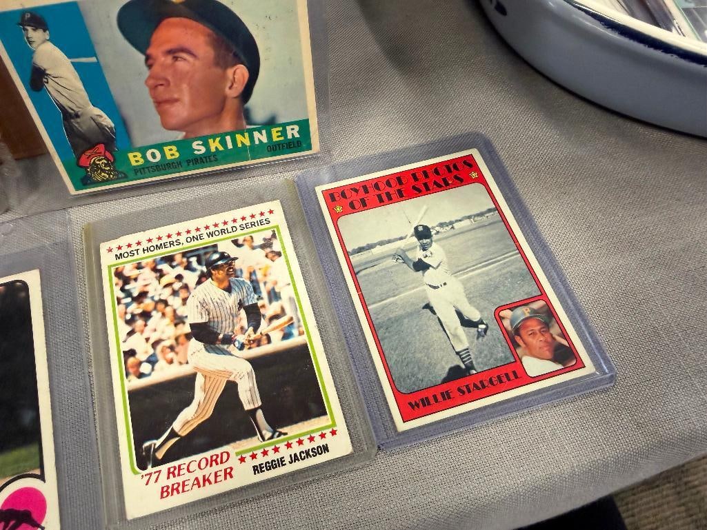 1950'S - 1970'S BASEBALL CARDS ROBERTO CLEMENTE, TED WILLIAMS, WILLIE STARGELL, PETE ROSE HOF - 10