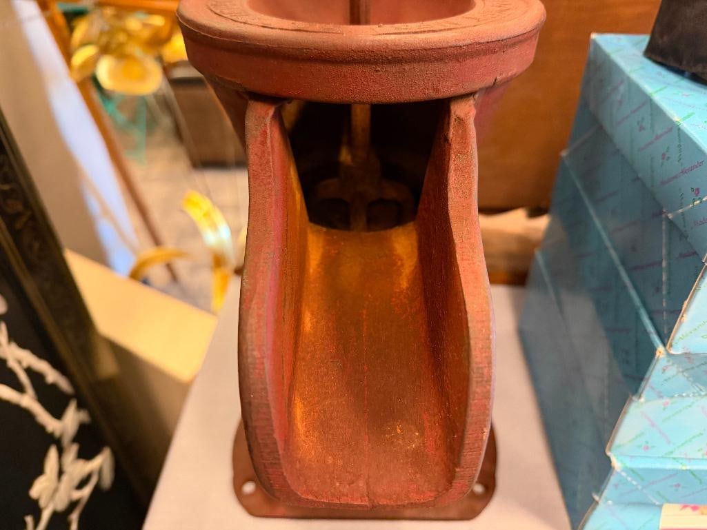 ANTIQUE 2 RED JACKET MFG. COMPANY CAST IRON HAND PUMP - 6