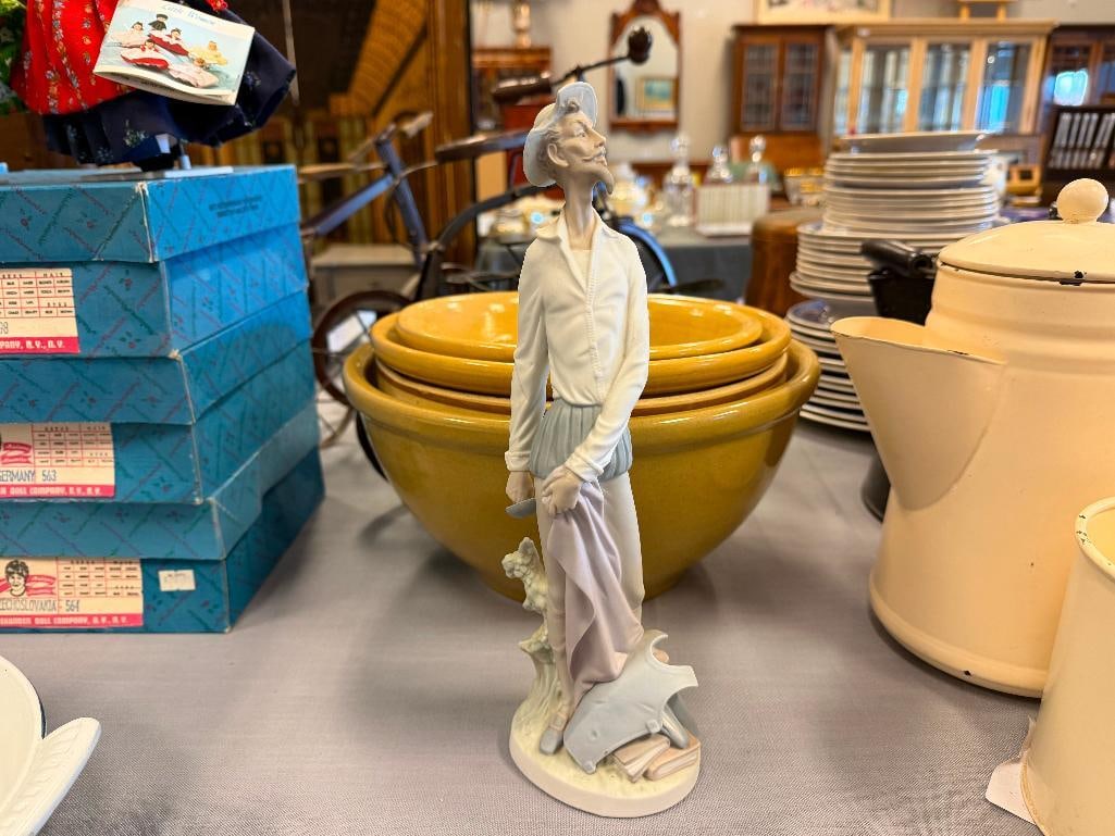 LLADRO FINE PORCELAIN FIGURINE DON QUIXOTE NO. 4854 MADE IN SPAIN INTRODUCED IN 1973 - 2
