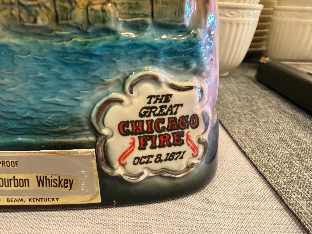 SIX VINTAGE PORCELAIN / CHINA FIGURAL DECANTERS CYRUS NOBLE, REGAL CHINA, W.A. LEGACY - 8