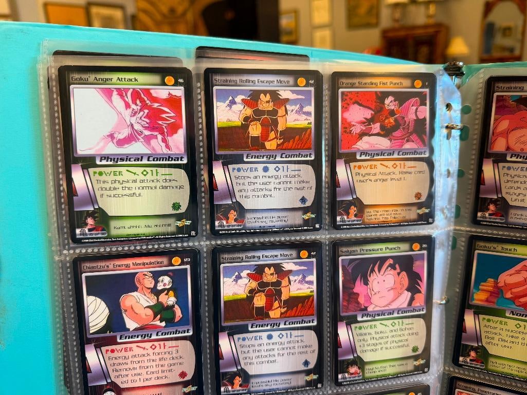 2000 SCORE DRAGON BALL-Z SAIYAN SAGA GAME PLAYING CARDS OVER 200 CARDS - 10
