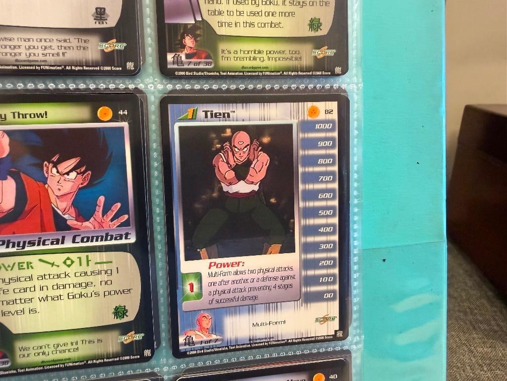 2000 SCORE DRAGON BALL-Z SAIYAN SAGA GAME PLAYING CARDS OVER 200 CARDS - 12