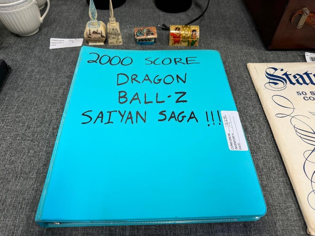 2000 SCORE DRAGON BALL-Z SAIYAN SAGA GAME PLAYING CARDS OVER 200 CARDS - 2