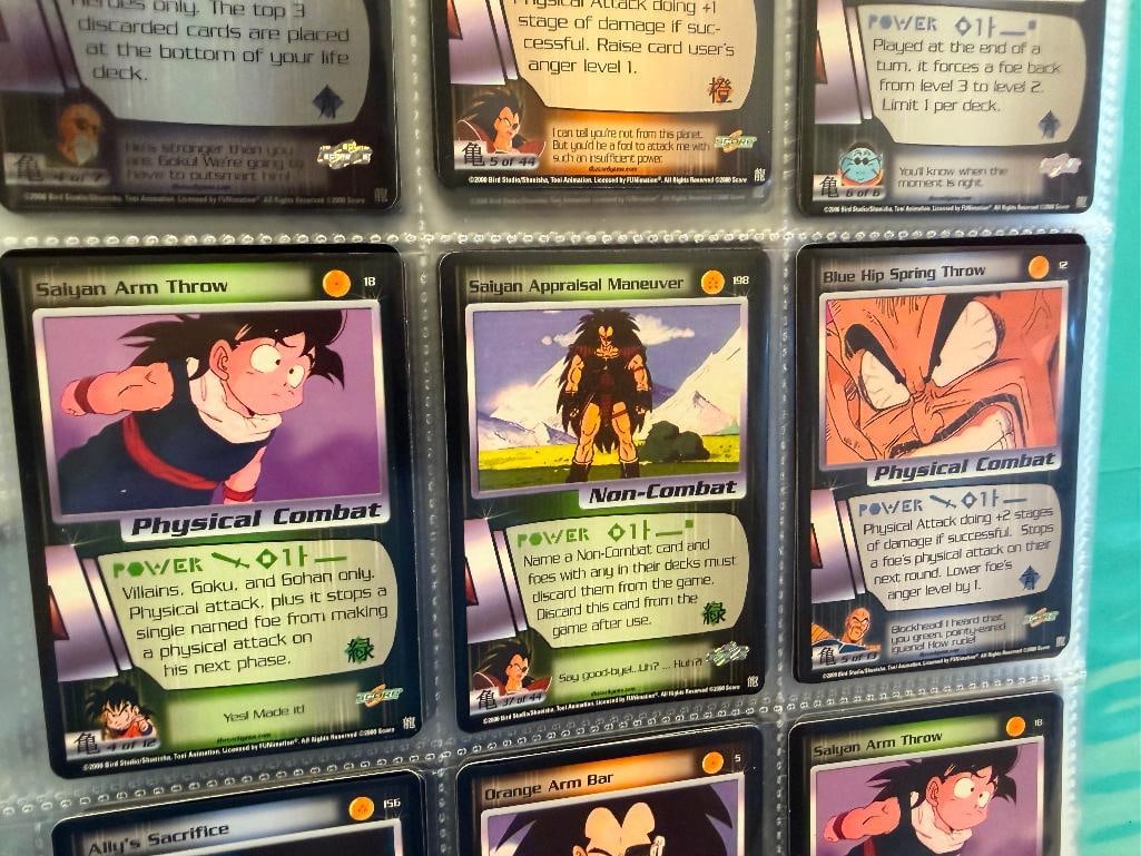 2000 SCORE DRAGON BALL-Z SAIYAN SAGA GAME PLAYING CARDS OVER 200 CARDS - 5