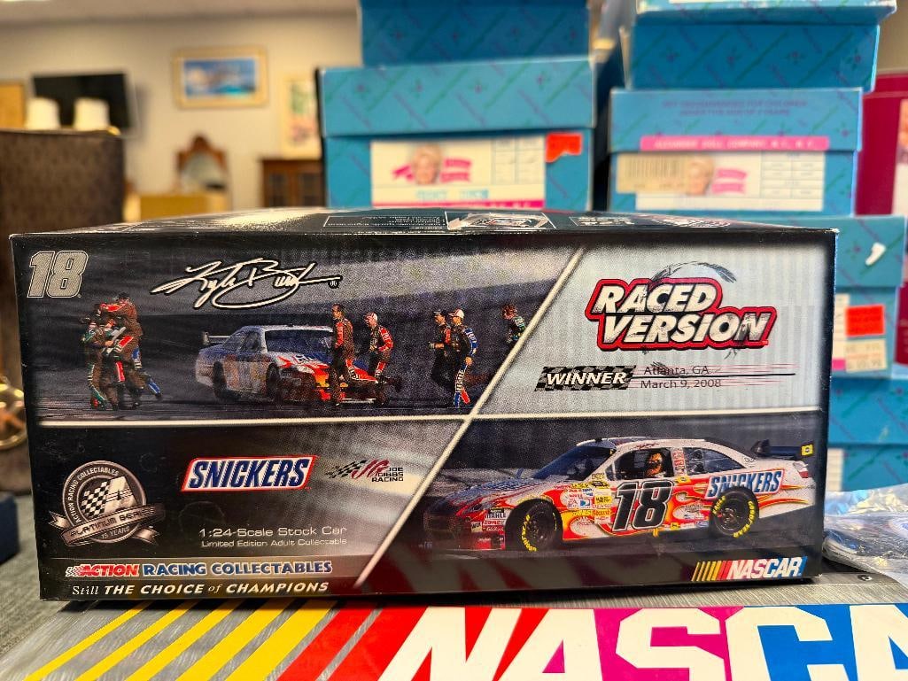 NASCAR COLLECTIBLES DIE-CAST CAR, NASCAR VAULT COLLECTIBLES BOOK, AND AUTOGRAPHS BY VARIOUS DRIVERS - 3