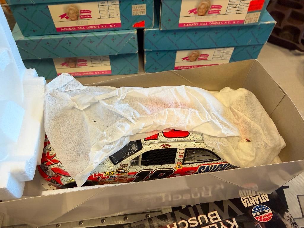NASCAR COLLECTIBLES DIE-CAST CAR, NASCAR VAULT COLLECTIBLES BOOK, AND AUTOGRAPHS BY VARIOUS DRIVERS - 4