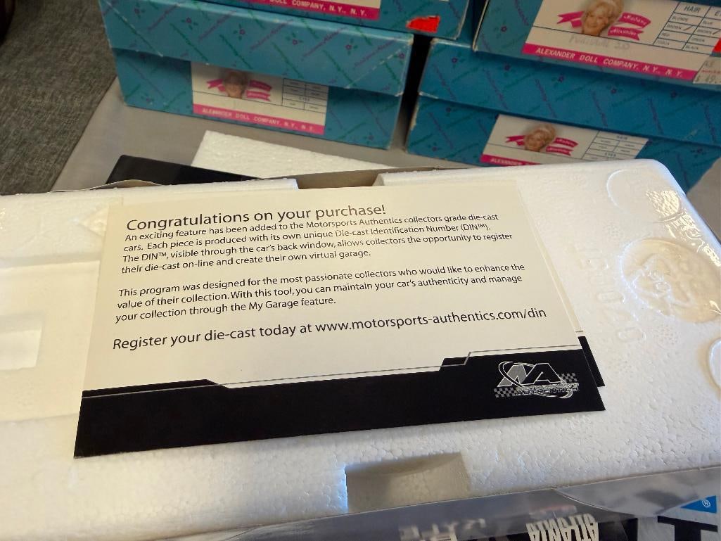 NASCAR COLLECTIBLES DIE-CAST CAR, NASCAR VAULT COLLECTIBLES BOOK, AND AUTOGRAPHS BY VARIOUS DRIVERS - 5