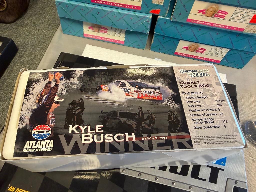 NASCAR COLLECTIBLES DIE-CAST CAR, NASCAR VAULT COLLECTIBLES BOOK, AND AUTOGRAPHS BY VARIOUS DRIVERS - 6