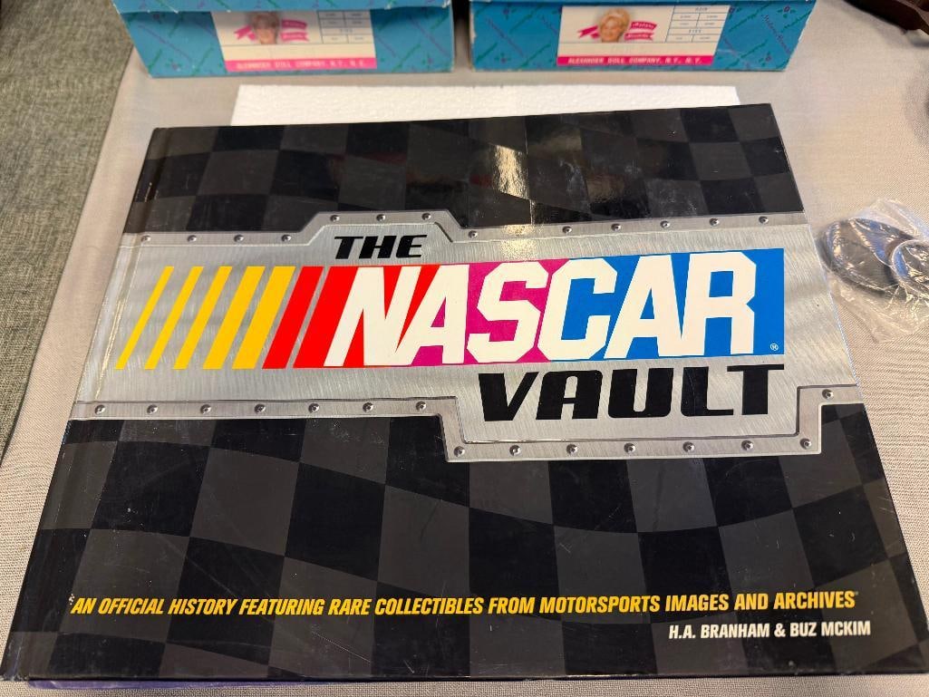 NASCAR COLLECTIBLES DIE-CAST CAR, NASCAR VAULT COLLECTIBLES BOOK, AND AUTOGRAPHS BY VARIOUS DRIVERS - 7