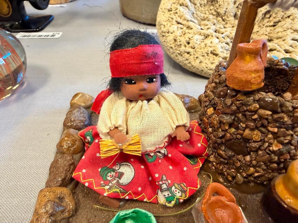 CHIHUAHUA, MEXICO FOLK ART DIORAMA SOUVENIR - 5