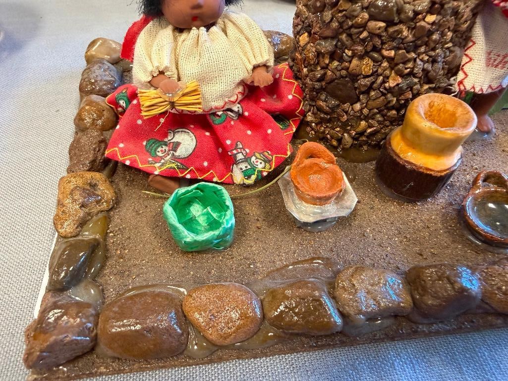 CHIHUAHUA, MEXICO FOLK ART DIORAMA SOUVENIR - 6