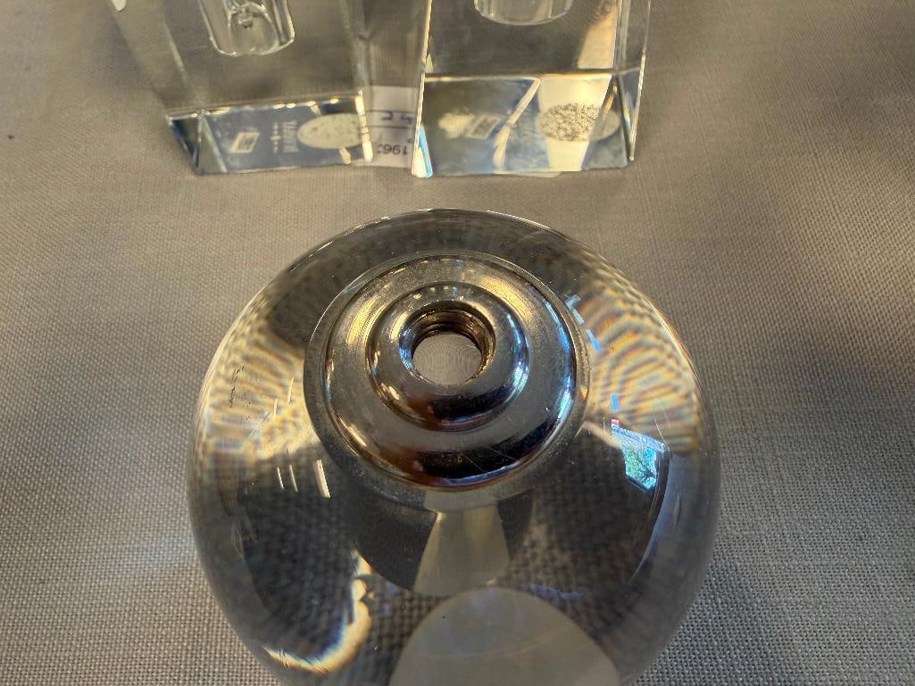 BOMBAY ELEGANT CRYSTAL FRAGRANCE / PERFUME BOTTLES WITH STOPPERS / DAUBERS - 3