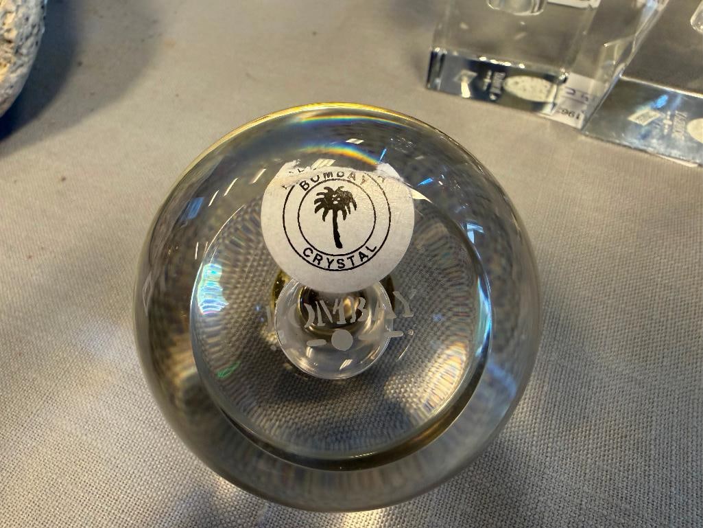 BOMBAY ELEGANT CRYSTAL FRAGRANCE / PERFUME BOTTLES WITH STOPPERS / DAUBERS - 4