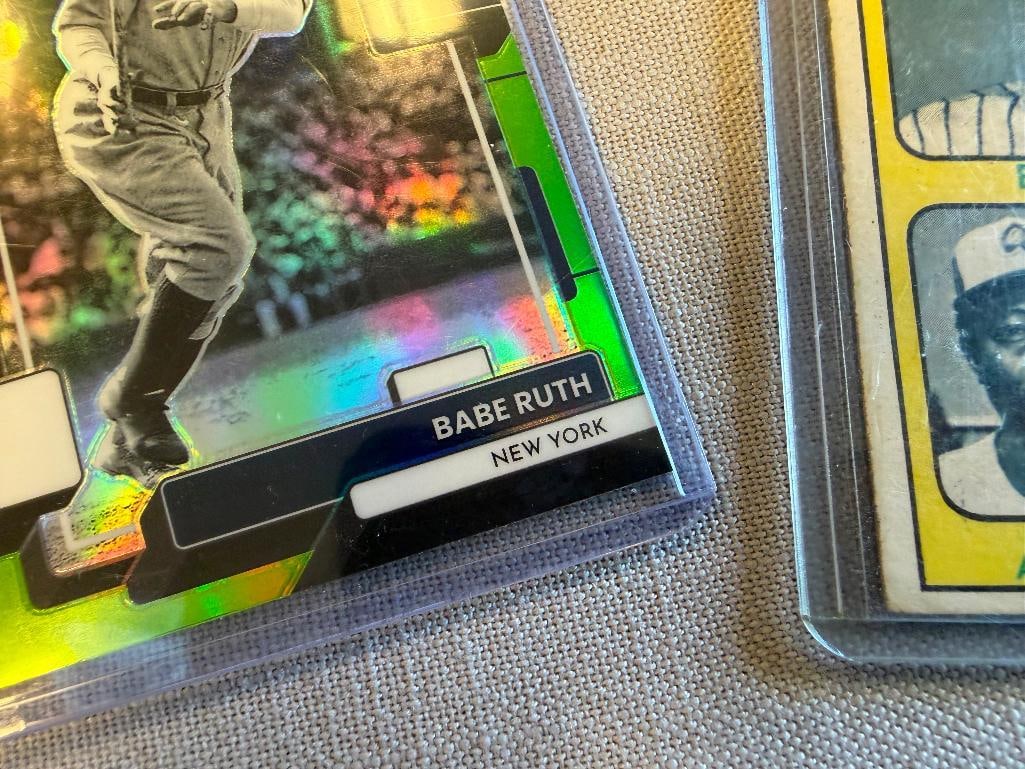 ASSORTED BASEBALL HOF PLAYER CARDS YOGI BERRA, JOHNNY BENCH, HARMON KILLEBREW, BABE RUTH, TY COBB - 5