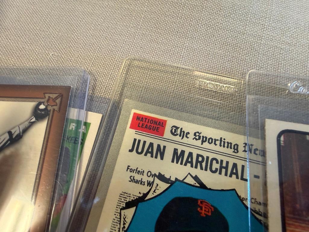 ASSORTED BASEBALL HOF PLAYER CARDS YOGI BERRA, JOHNNY BENCH, HARMON KILLEBREW, BABE RUTH, TY COBB - 7