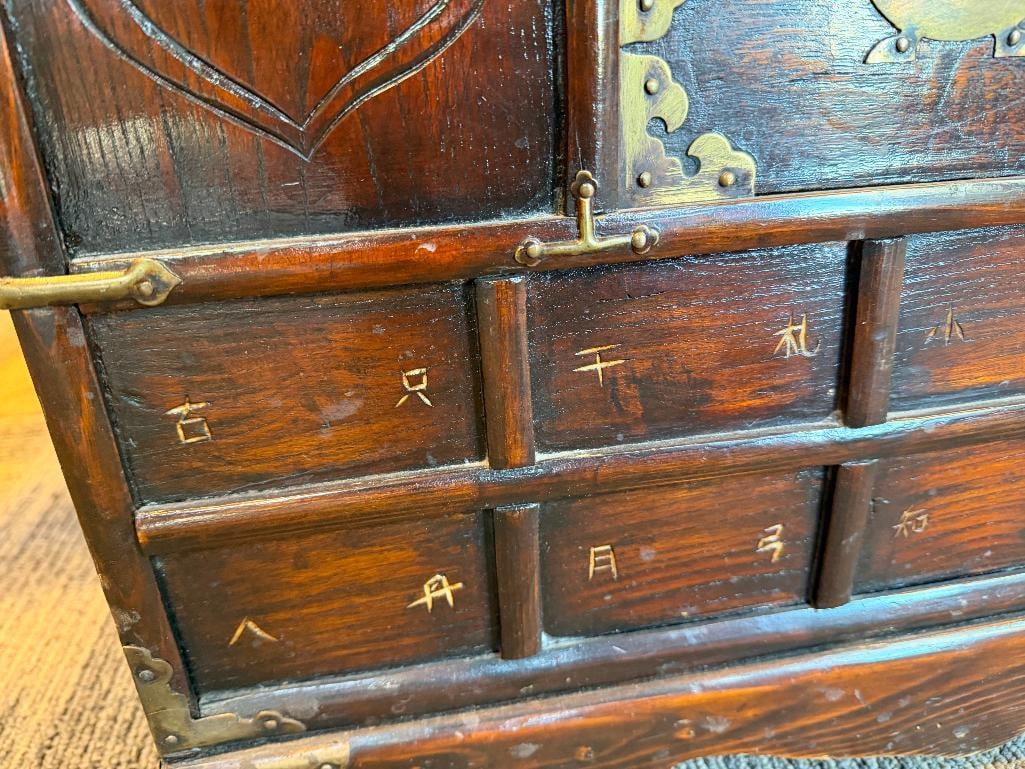 EARLY 20TH CENTURY KOREAN APOTHECARY / MEDICINE CABINET - 4