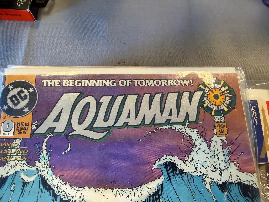 27 ASSORTED DC COMICS AQUAMAN AND JUSTICE LEAGUE COMIC BOOKS - 4