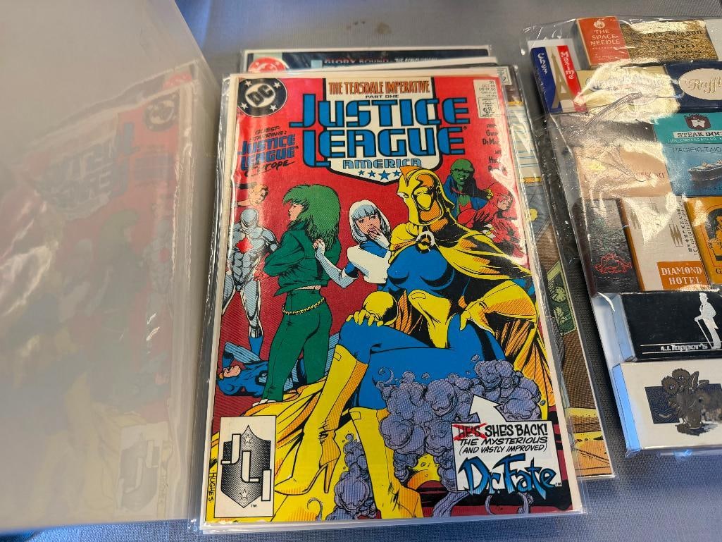 27 ASSORTED DC COMICS AQUAMAN AND JUSTICE LEAGUE COMIC BOOKS - 8