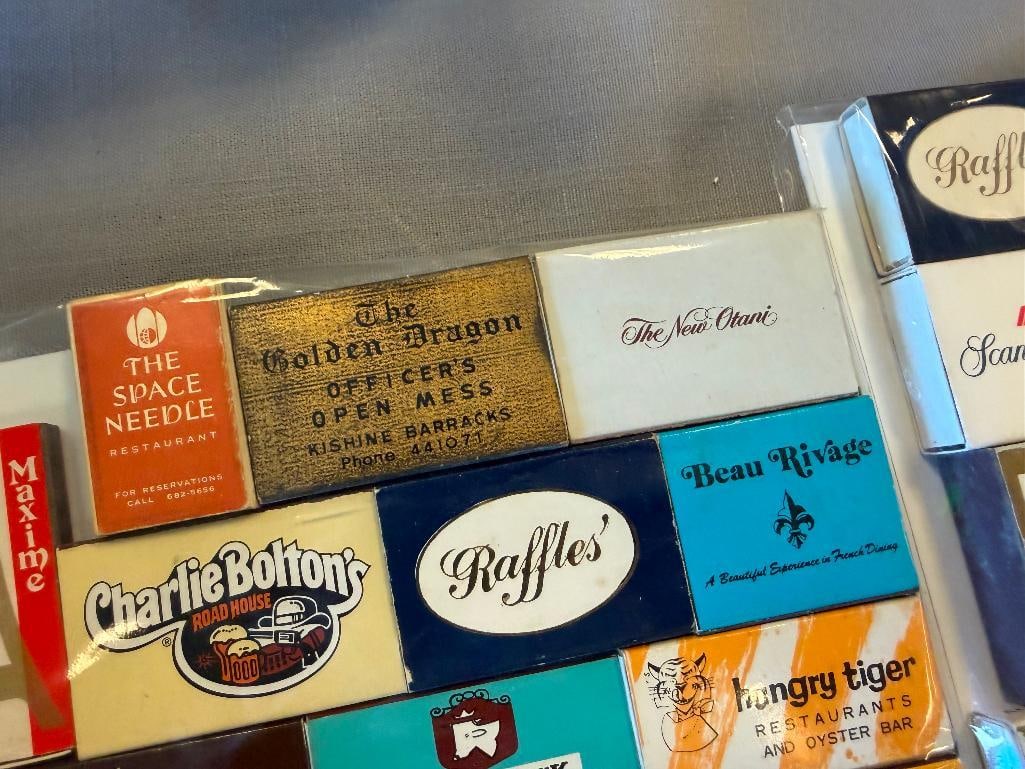 OVER 100 ASSORTED COLLECTIBLE MATCHBOOKS ADVERTISMENT, RESTAURANTS, HOTELS, CASINOS - 3