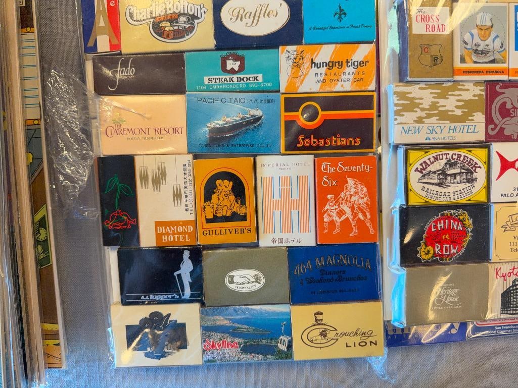 OVER 100 ASSORTED COLLECTIBLE MATCHBOOKS ADVERTISMENT, RESTAURANTS, HOTELS, CASINOS - 4