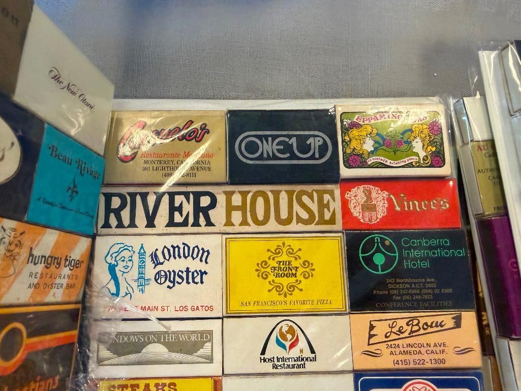 OVER 100 ASSORTED COLLECTIBLE MATCHBOOKS ADVERTISMENT, RESTAURANTS, HOTELS, CASINOS - 5