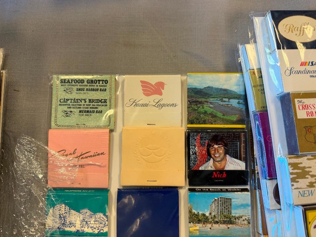 OVER 100 ASSORTED COLLECTIBLE MATCHBOOKS ADVERTISMENT, RESTAURANTS, HOTELS, CASINOS - 7