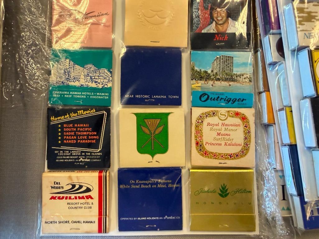 OVER 100 ASSORTED COLLECTIBLE MATCHBOOKS ADVERTISMENT, RESTAURANTS, HOTELS, CASINOS - 8