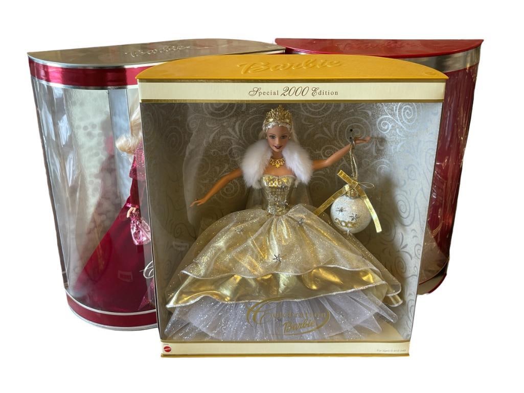 BARBIE DOLLS BY MATTEL 2000 CELEBRATION, 2001 HOLIDAY, AND 2002 HOLIDAY BARBIE IN ORIGINAL PACKAG... - 12