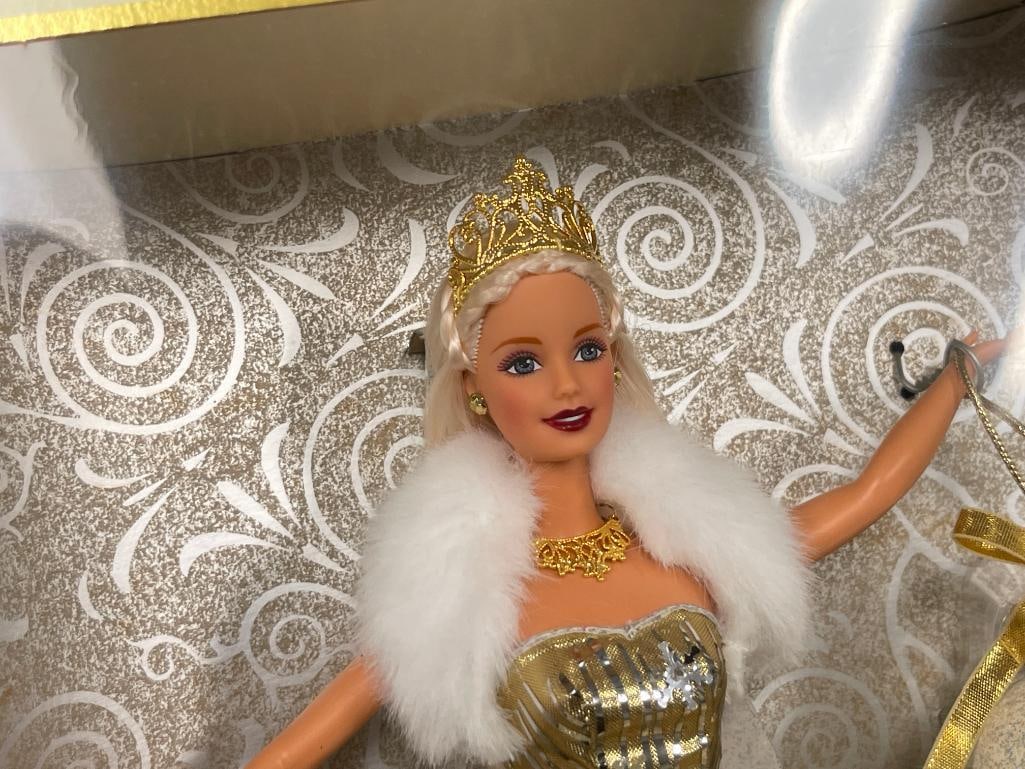 BARBIE DOLLS BY MATTEL 2000 CELEBRATION, 2001 HOLIDAY, AND 2002 HOLIDAY BARBIE IN ORIGINAL PACKAG... - 3