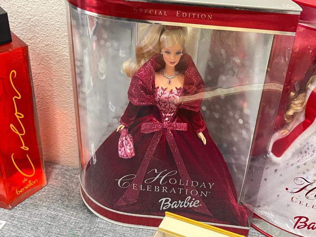 BARBIE DOLLS BY MATTEL 2000 CELEBRATION, 2001 HOLIDAY, AND 2002 HOLIDAY BARBIE IN ORIGINAL PACKAG... - 5