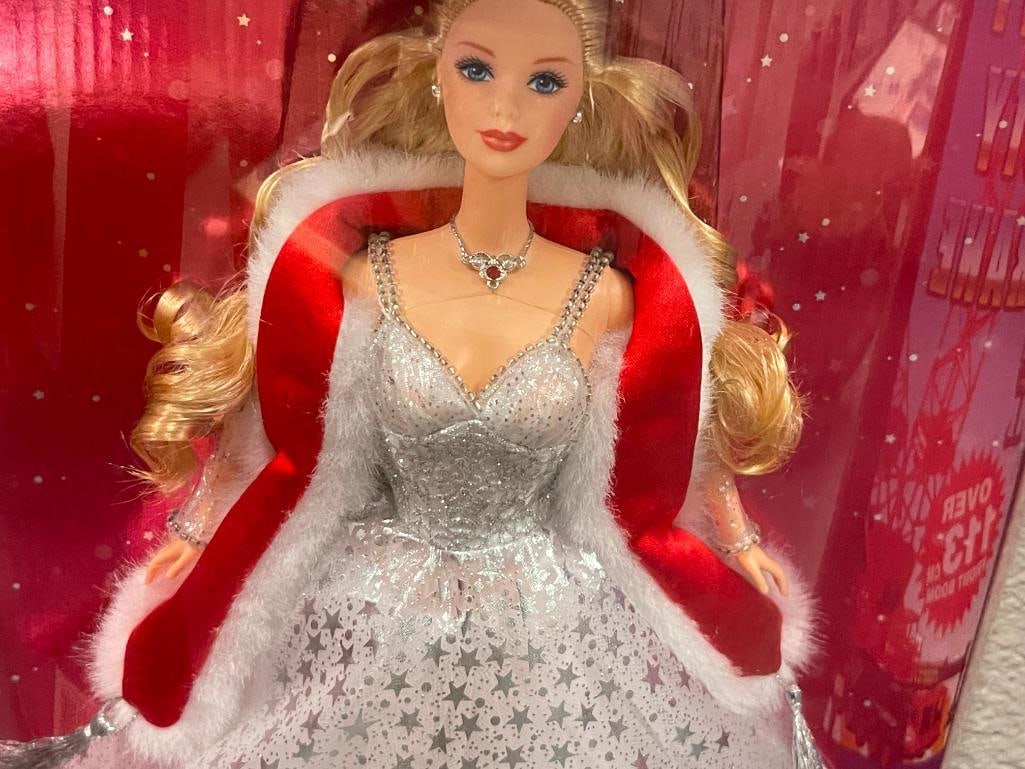 BARBIE DOLLS BY MATTEL 2000 CELEBRATION, 2001 HOLIDAY, AND 2002 HOLIDAY BARBIE IN ORIGINAL PACKAG... - 9
