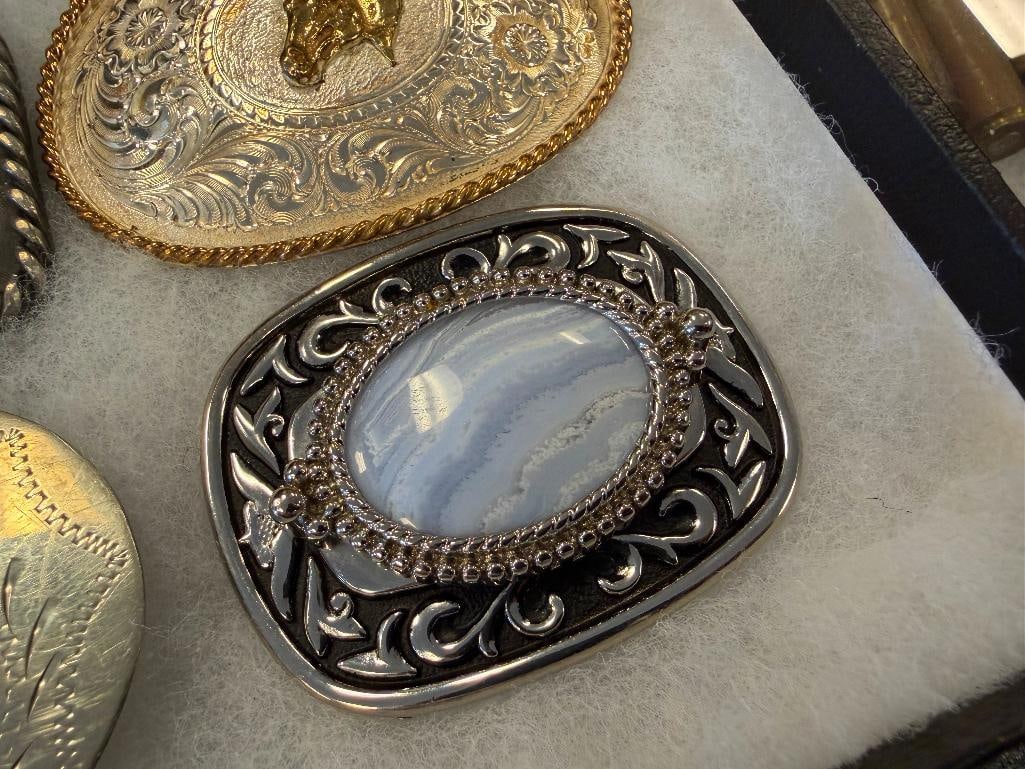 WESTERN AND NAVY MENS BELT BUCKLES - 3