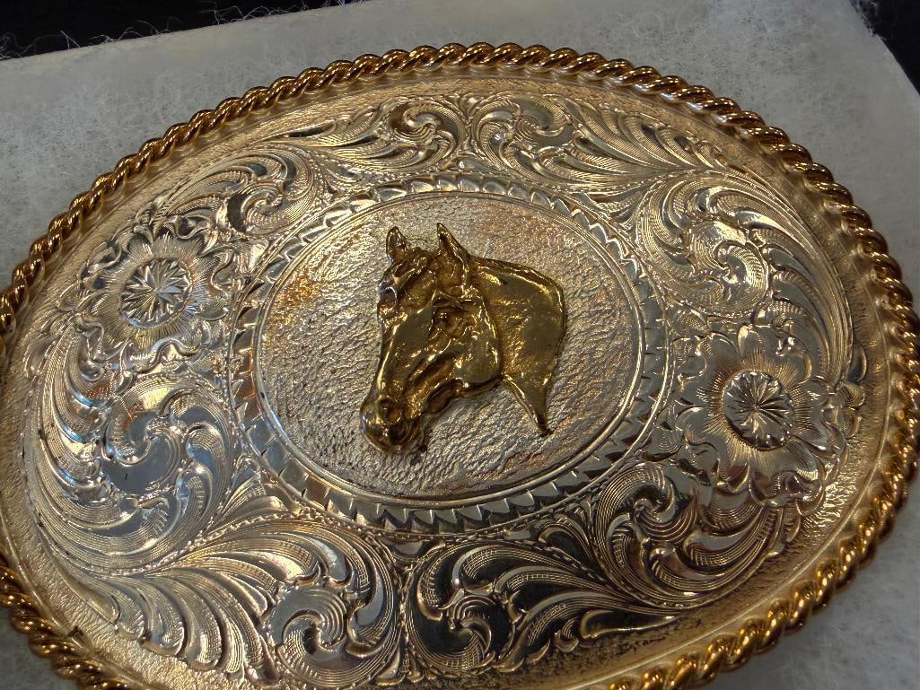 WESTERN AND NAVY MENS BELT BUCKLES - 6