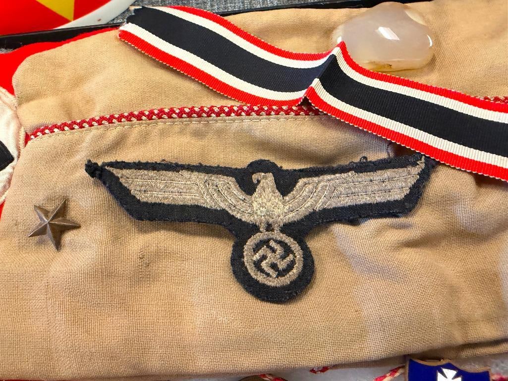 WWII ERA COLLECTIBLES CURRENCY, PHOTOGRAPH, CAP, PATCH, ETC. - 11