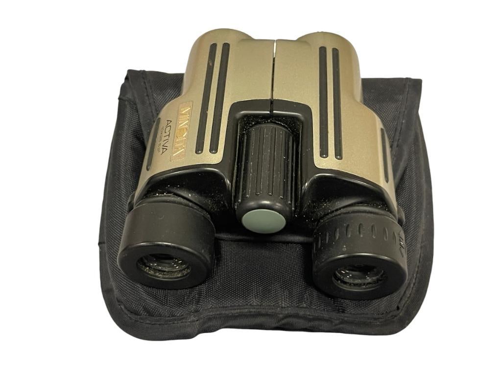 MINOLTA ACTIVA 10X25 POCKET BINOCULARS WITH MINOLTA SOFT POUCH - 6