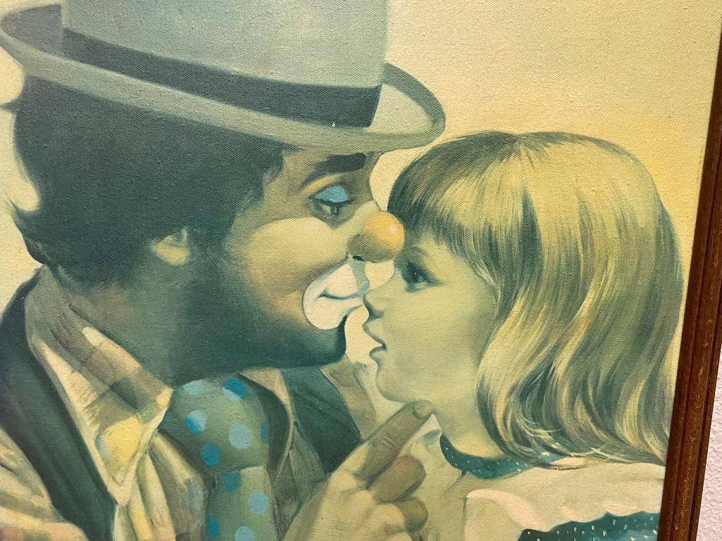 CHUCK OBERSTEIN AMERICN ARTIST PRINT ON CANVAS - 8