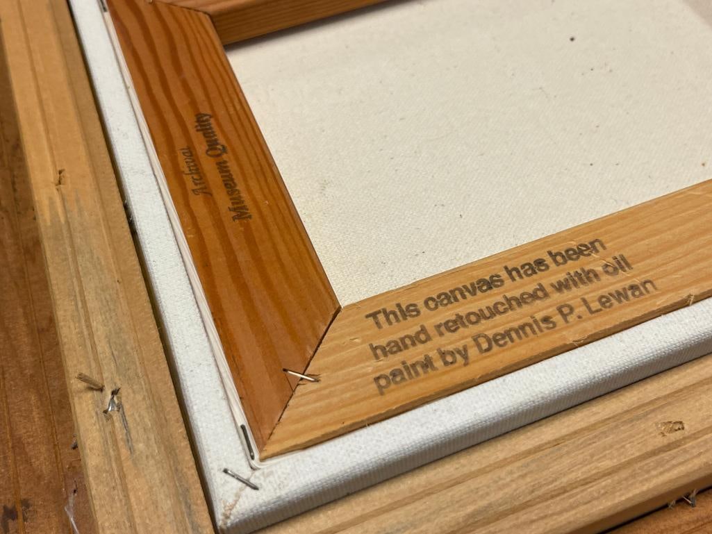 DENNIS PATRICK LEWMAN LIMITED EDITION PRINT ON CANVAS TITLED COUNTRY ELEGANCE NO. 73/600 - 8