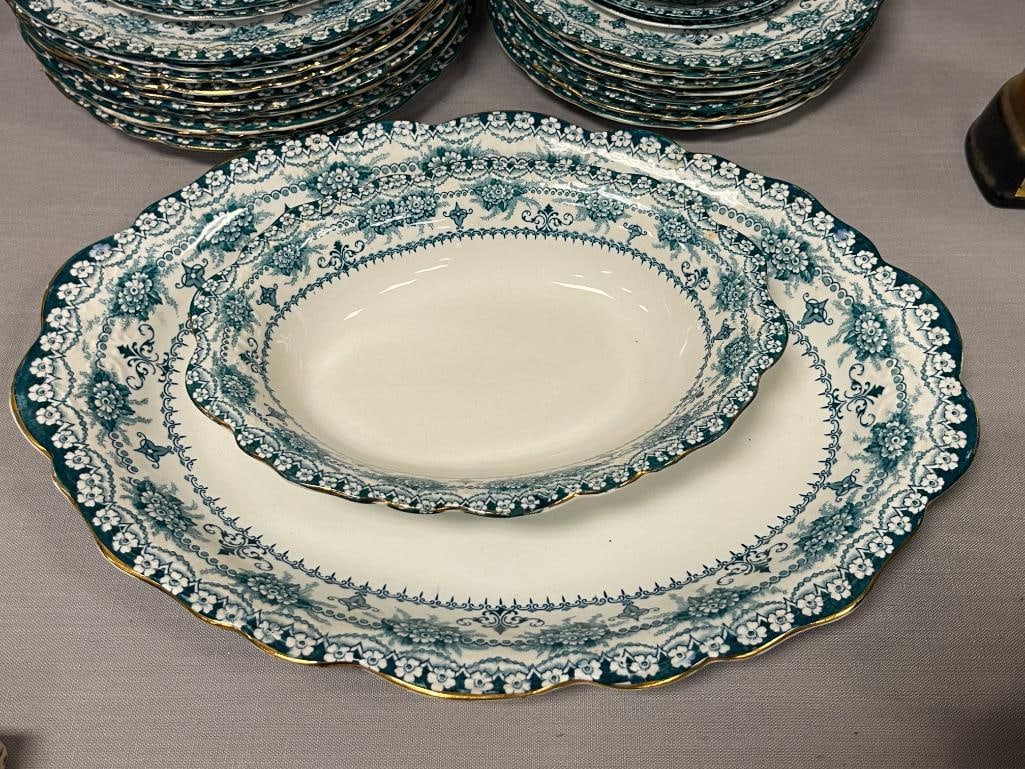 LATE 19TH CENTURY EARLY 20TH CENTURY J.H.W. & SONS MALTESE CHINA HANLEY ENGLAND - 2