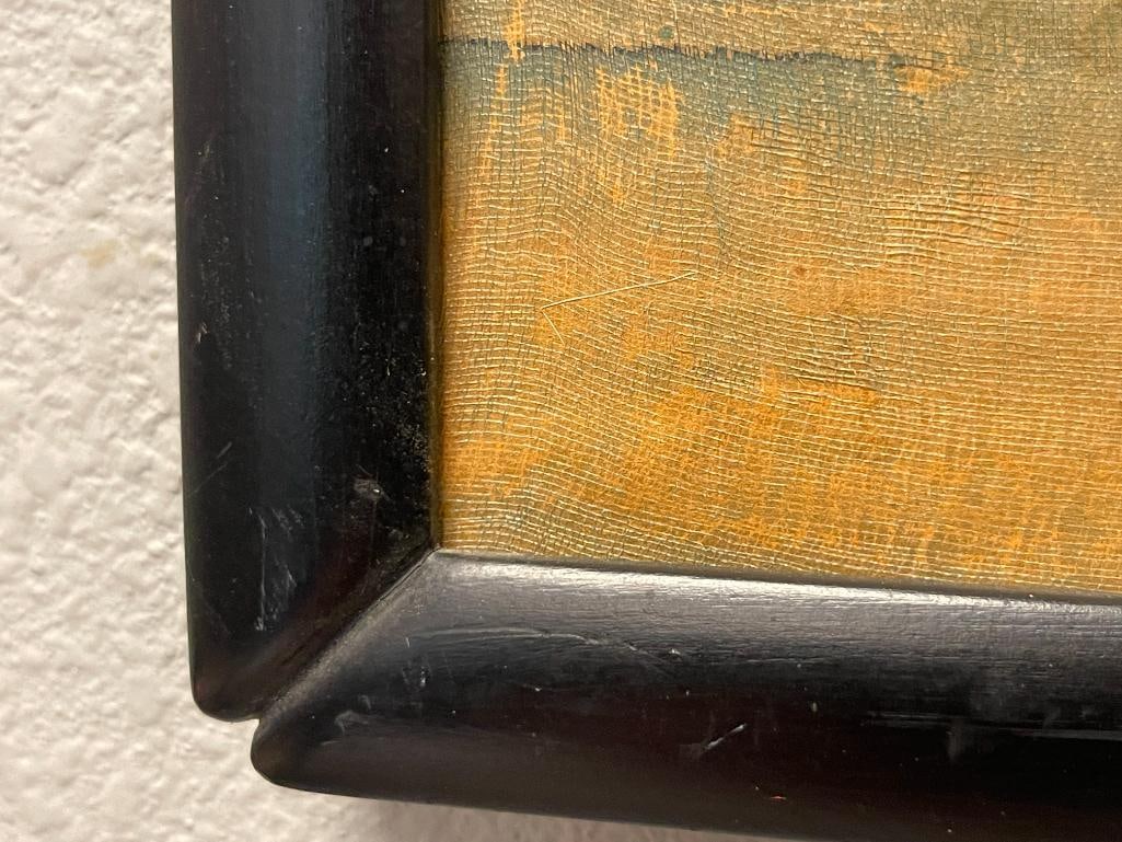 JAPANESE EDO PERIOD INK AND WATERCOLOR ON BOARD BIRDS AND FLOWERS - 8