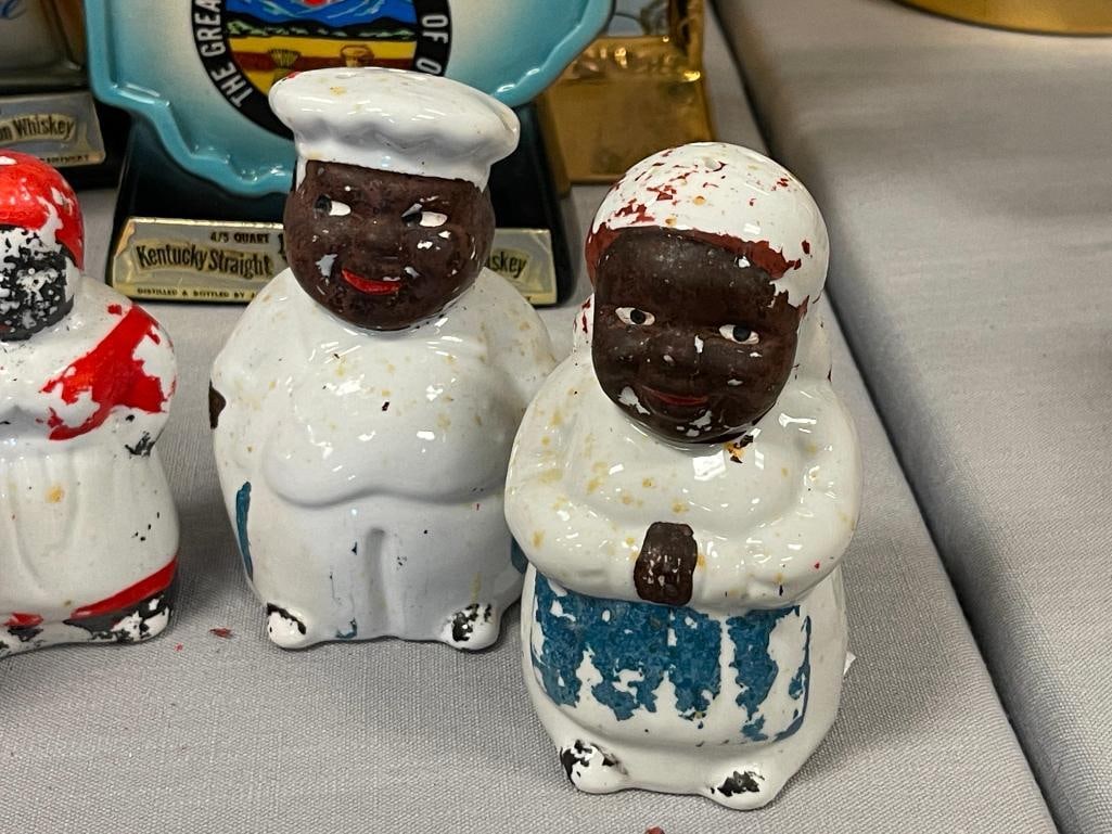 BLACK AMERICANA STYLED CHEF SHAKERS AND AUNT JEMIMA SHAKERS - 2