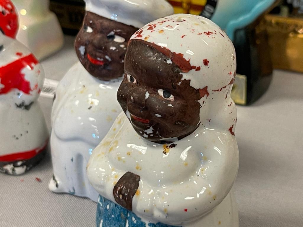 BLACK AMERICANA STYLED CHEF SHAKERS AND AUNT JEMIMA SHAKERS - 3