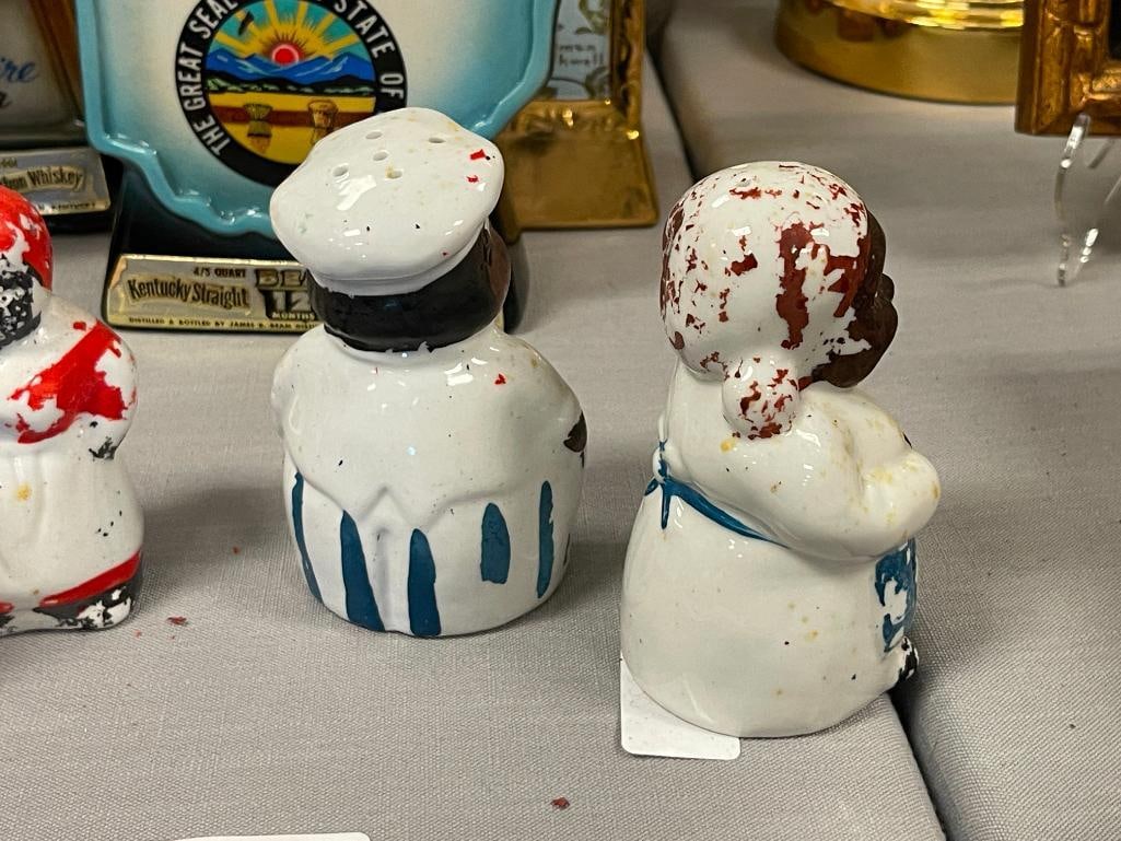 BLACK AMERICANA STYLED CHEF SHAKERS AND AUNT JEMIMA SHAKERS - 4