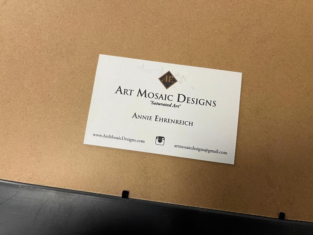 ANNIE EHRENREICH SATURATED MOSAIC TILE ART - 8